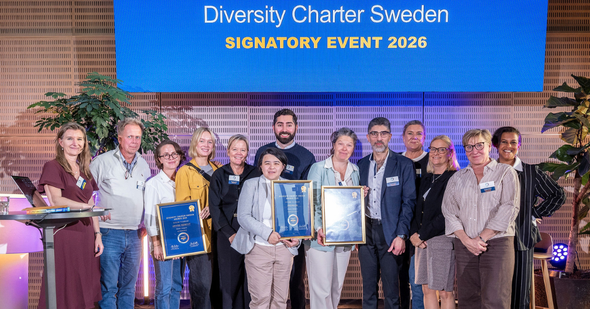 De tänker nytt om arbetslivet. Här är vinnarna i Diversity Charter Sweden Awards 2026