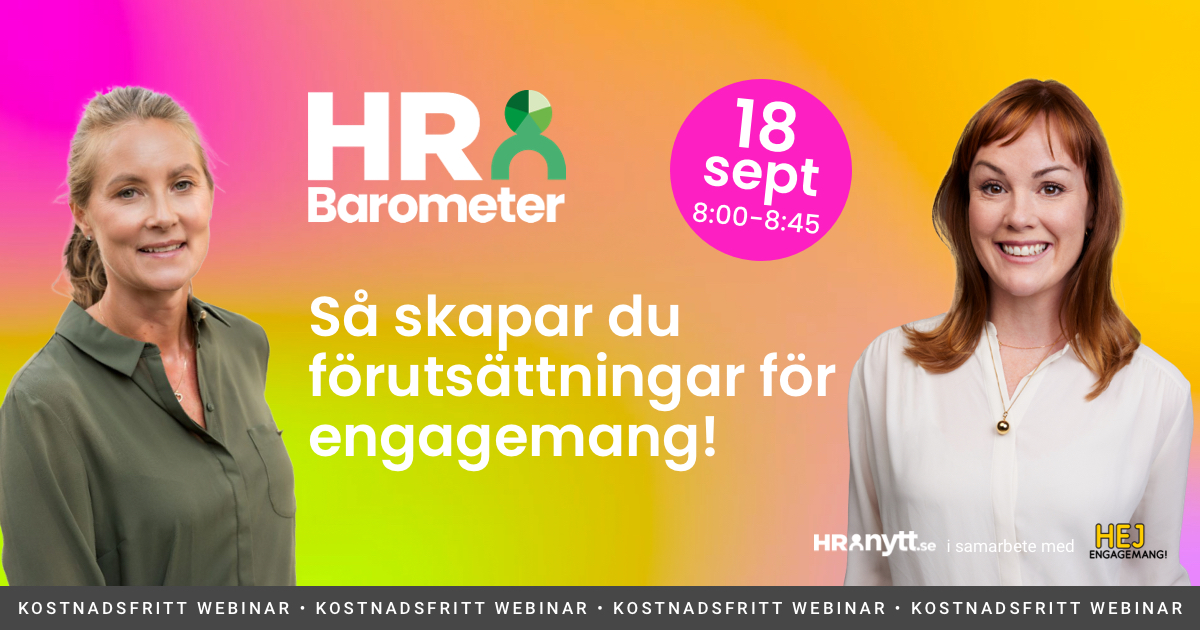 Premiär för HR-barometer – Så skapar du förutsättningar för engagemang!