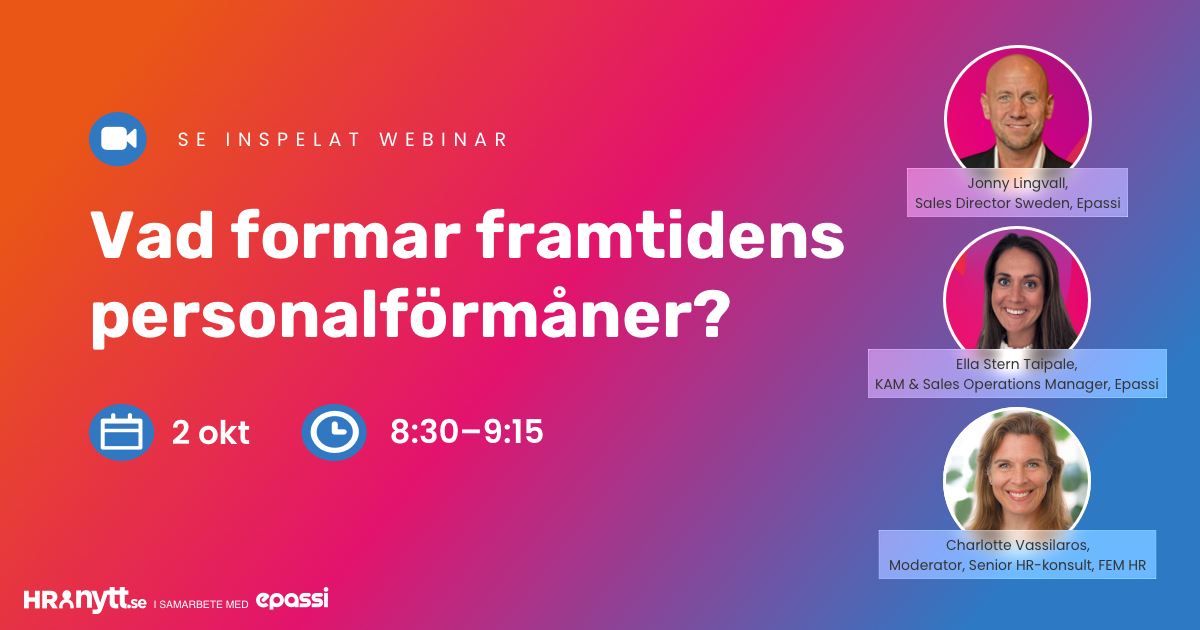 Vad formar framtidens personalförmåner?