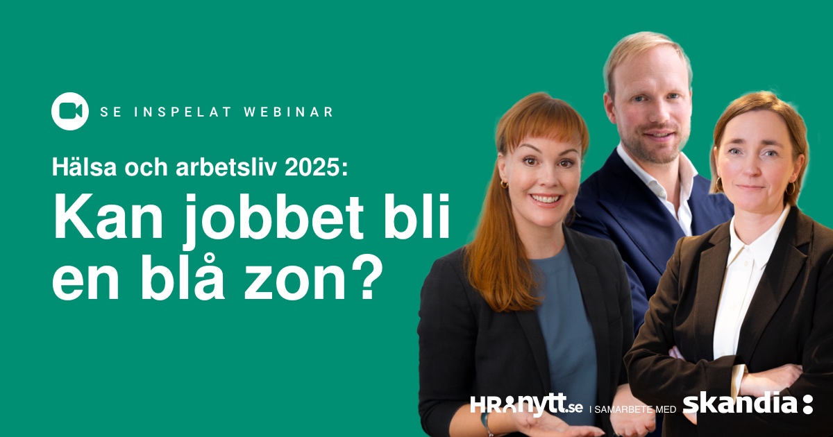 Hälsa och arbetsliv 2025: Kan jobbet bli en blå zon?