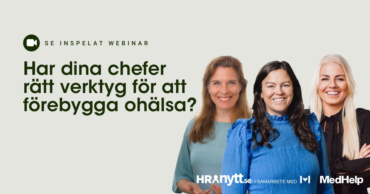 Har dina chefer rätt verktyg för att förebygga ohälsa?