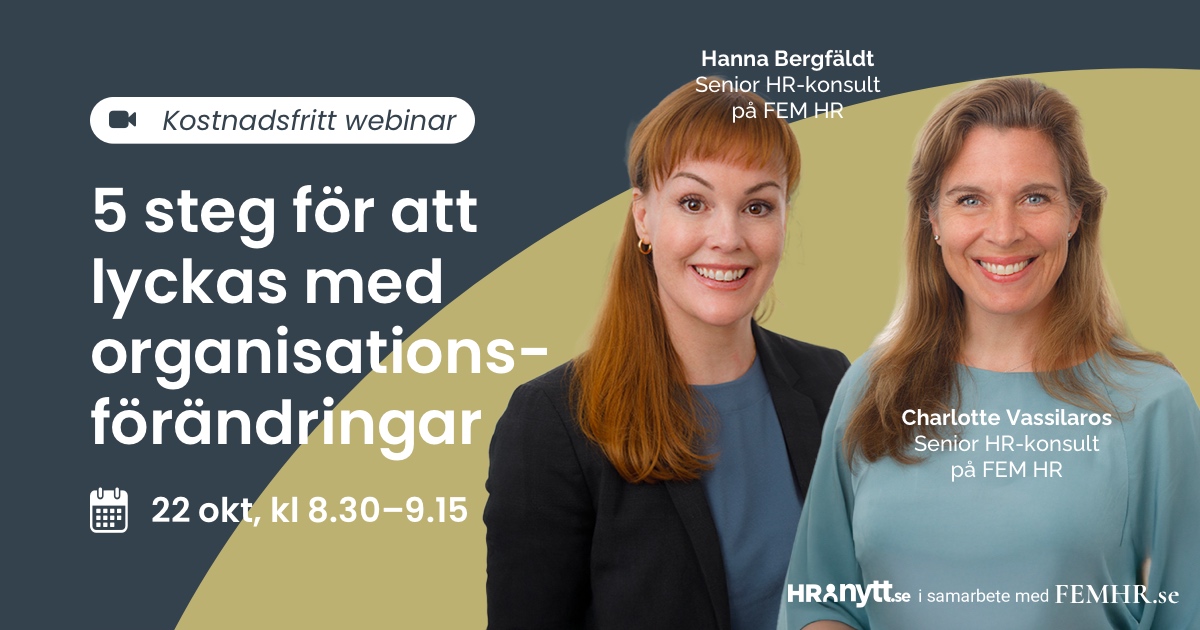 5 steg för att lyckas med organisationsförändringar