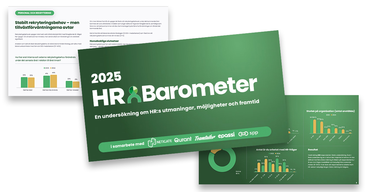 HR Barometer 2025 – resultaten är här