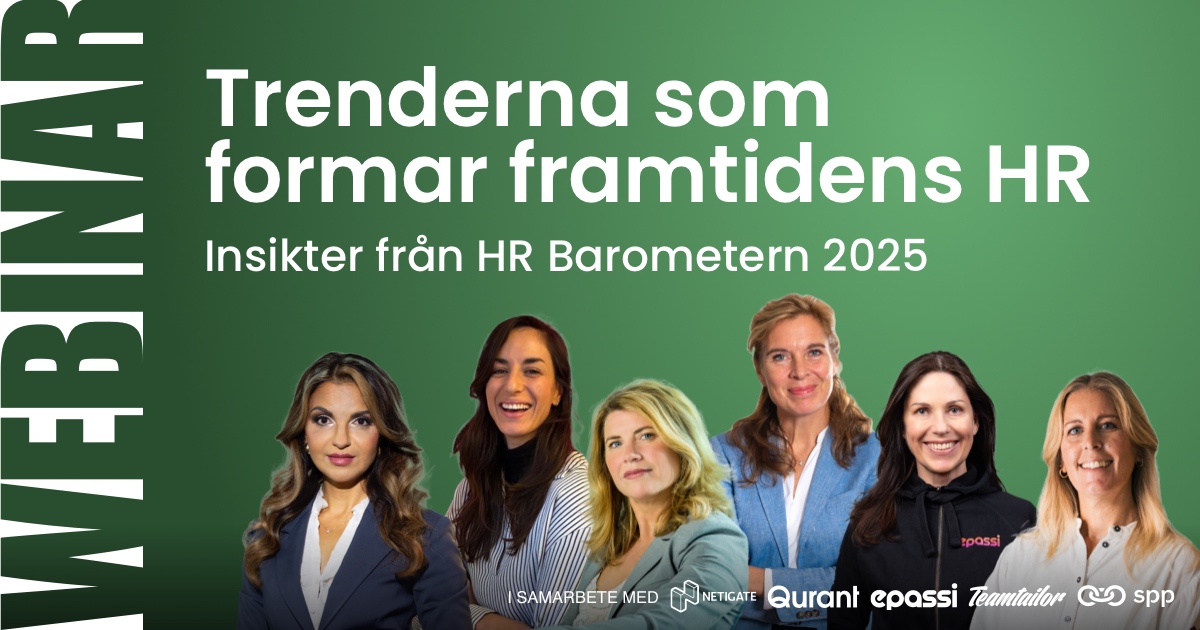Trenderna som formar framtidens HR – insikter från HR Barometern 2025