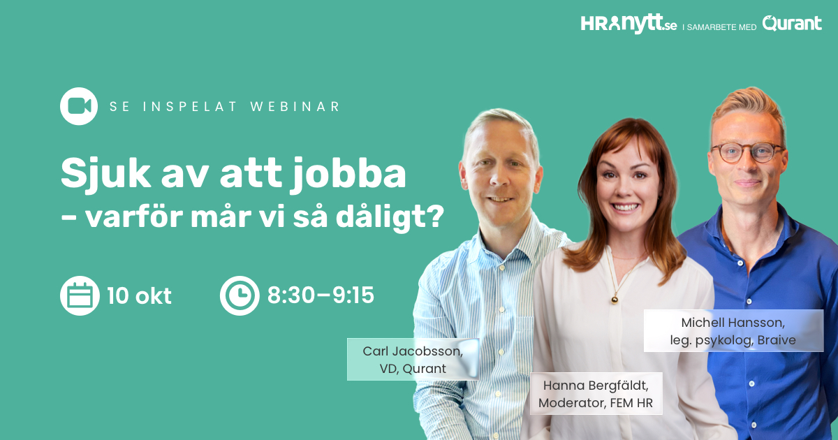 Sjuk av att jobba – varför mår vi så dåligt?