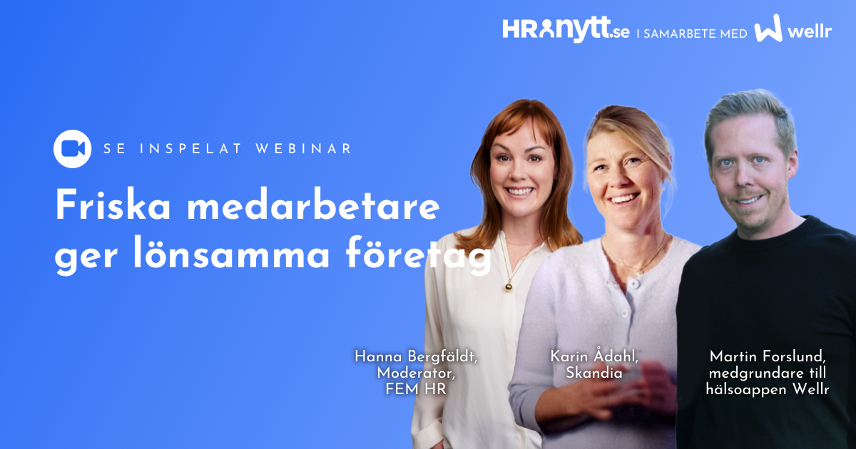 Friska medarbetare ger lönsamma företag