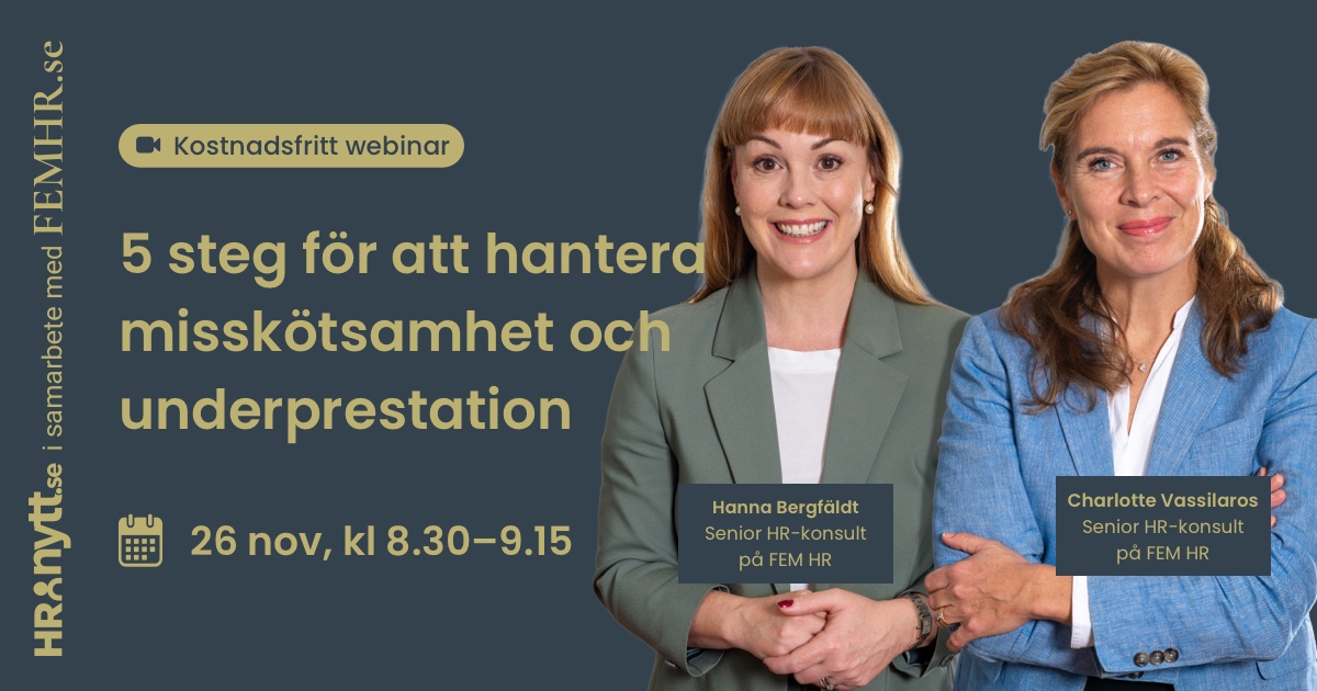 5 steg för att hantera misskötsamhet och underprestation