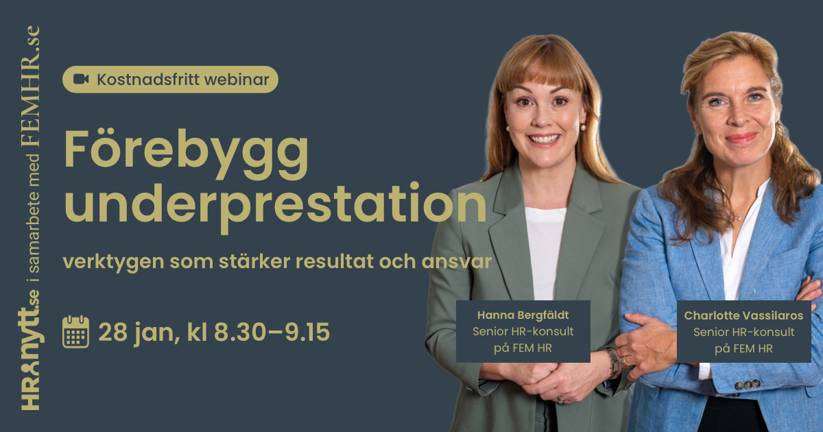 Förebygg underprestation – verktygen som stärker resultat och ansvar