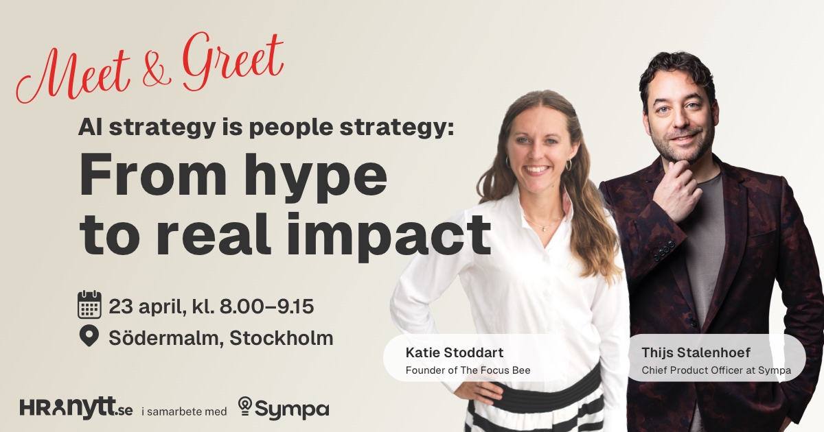 AI-strategi är personalstrategi: från hype till verklig effekt