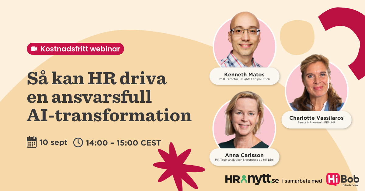 Så kan HR driva en ansvarsfull AI-transformation