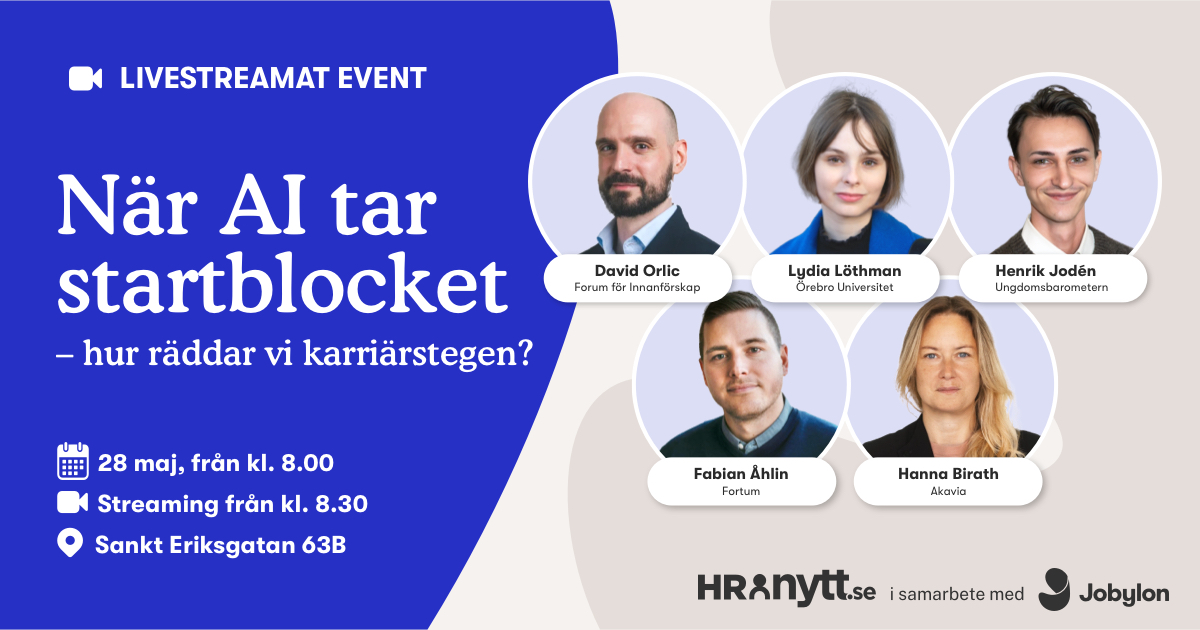 När AI tar startblocket – hur räddar vi karriärstegen?