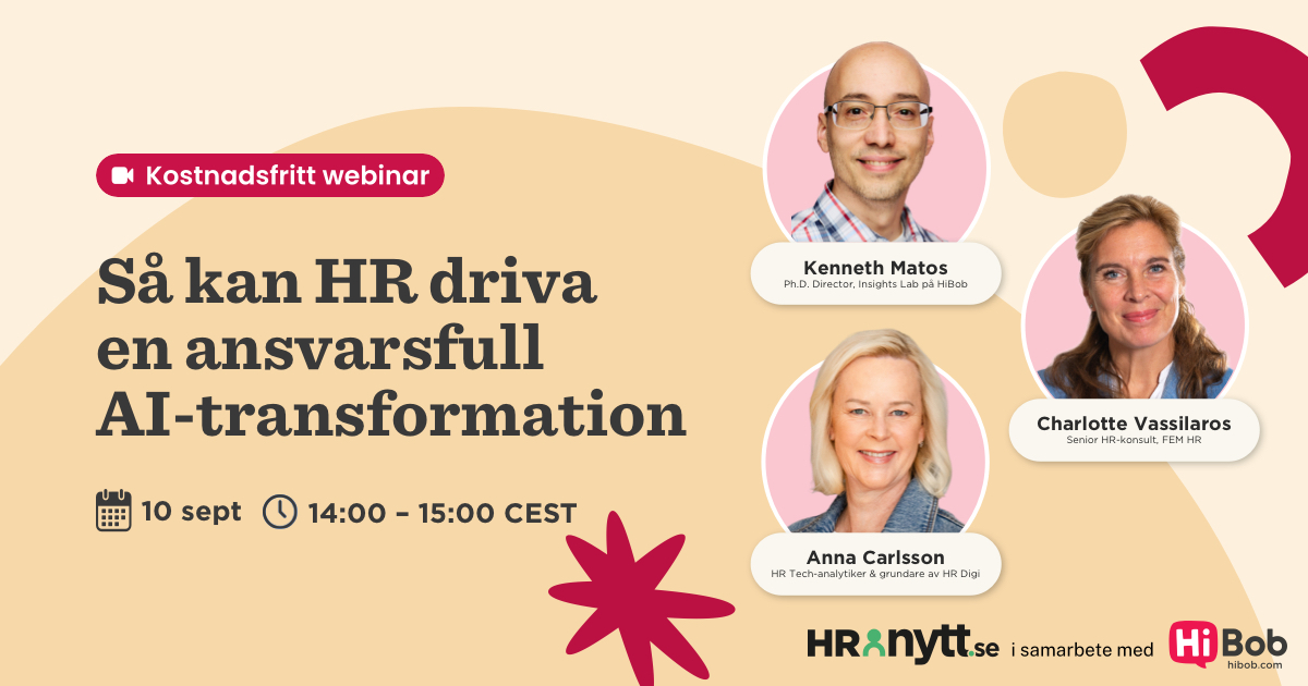 Så kan HR driva en ansvarsfull AI-transformation