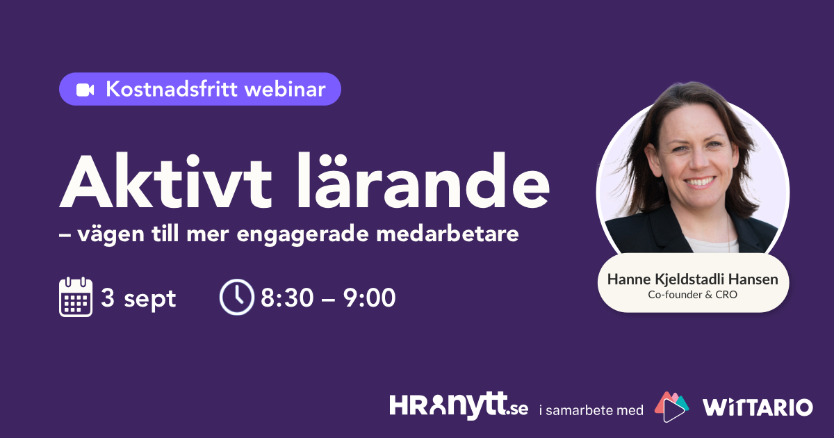 Aktivt lärande – vägen till mer engagerade medarbetare