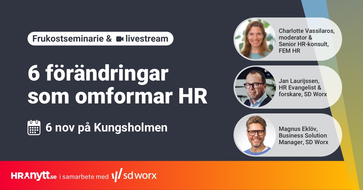 6 förändringar som omformar HR