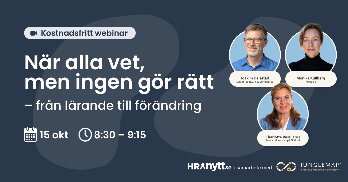 När alla vet, men ingen gör rätt – från lärande till förändring