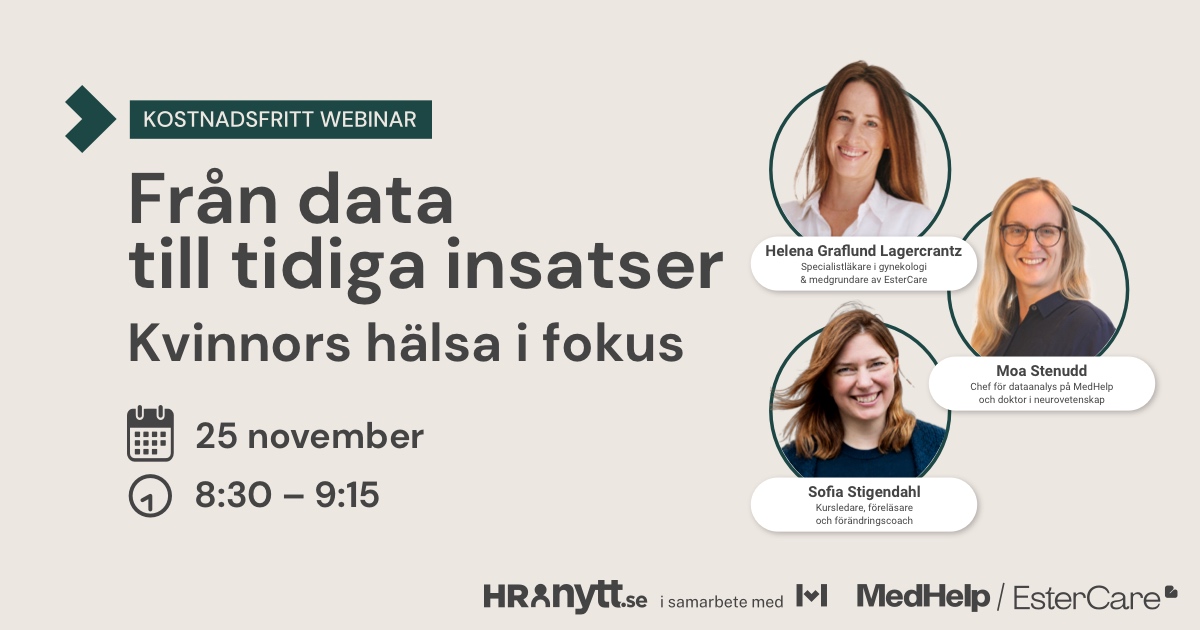 Från data till tidiga insatser – Kvinnors hälsa i fokus